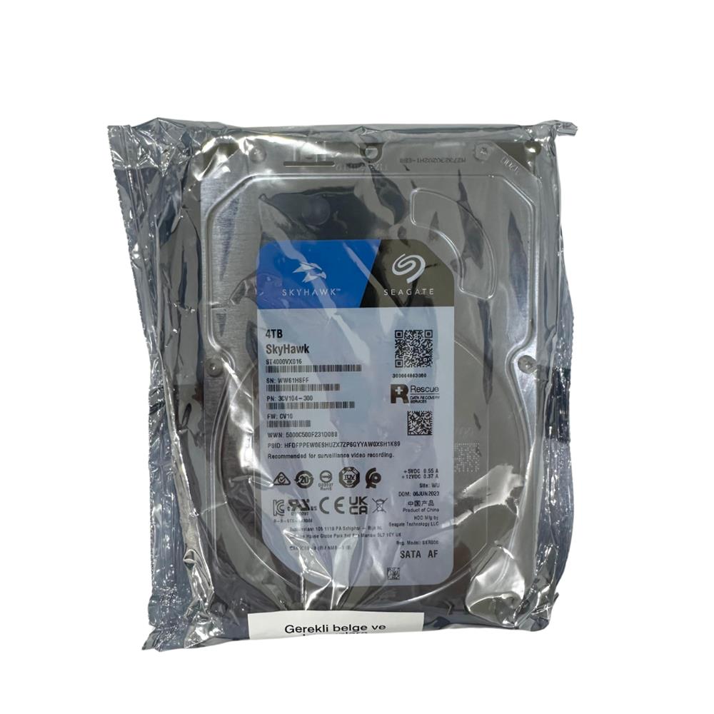 GV HD 4TB SEAGATE 3.5 SKYHAWK SATA 5900RPM 256MB 7/24 GUVENLIK ST4000VX016 (RESMI DIST GARANTILI)