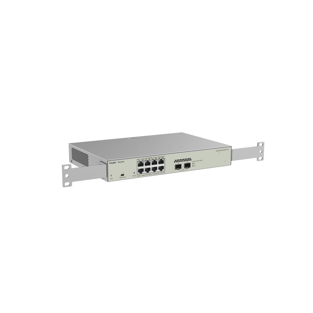 REYEE RG-NBS3100-8GT2SFP-P-V2 8 PORTLU, 10/100/1000 GİGABİT, L2 YÖNETİLEBİLİR SWİTCH, 2 SFP, 8 PORT POE+ (125W)